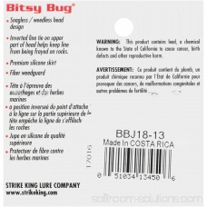 Strike King Bitsy Bug Jig, Green Crawfish 004535910
